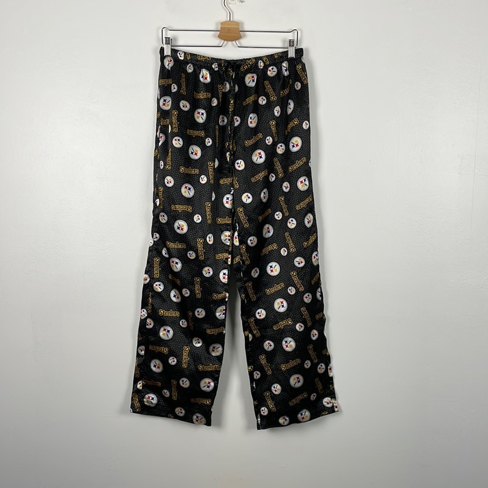NFL women's Pittsburgh Steelers drawstring waist pajama lounge pants Size Large